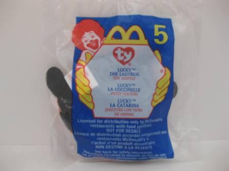 2000 McDonalds - #5 Lucky (SEALED) - Teenie Beanie